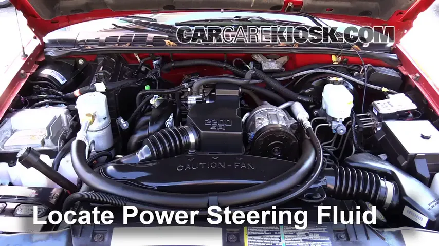 2003 Chevrolet S10 2.2L 4 Cyl. Standard Cab Pickup (2 Door) Power Steering Fluid Add Fluid